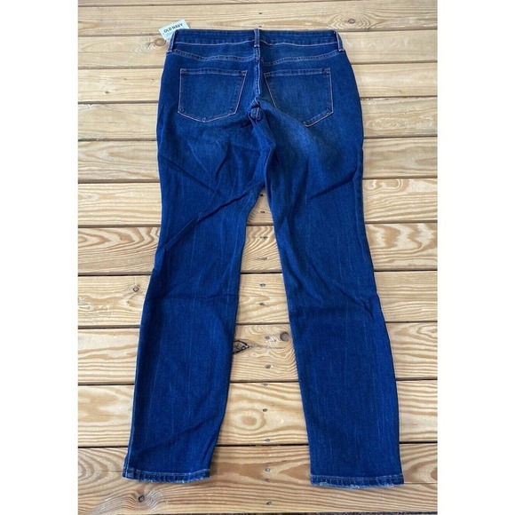 NWT Old Navy Mid Rise Pop Icon Skinny Jeans Size 4 Short Women’s Blue - Picture 2 of 9